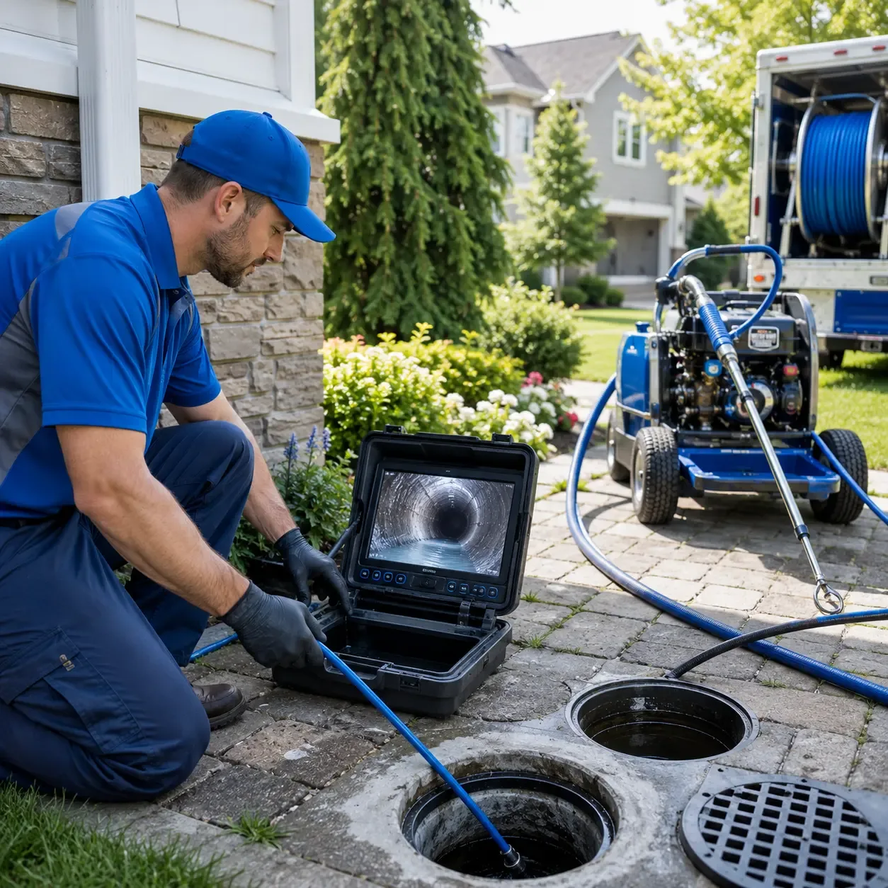 Outdoor drain cleaning professionals serving Heiskell, TN